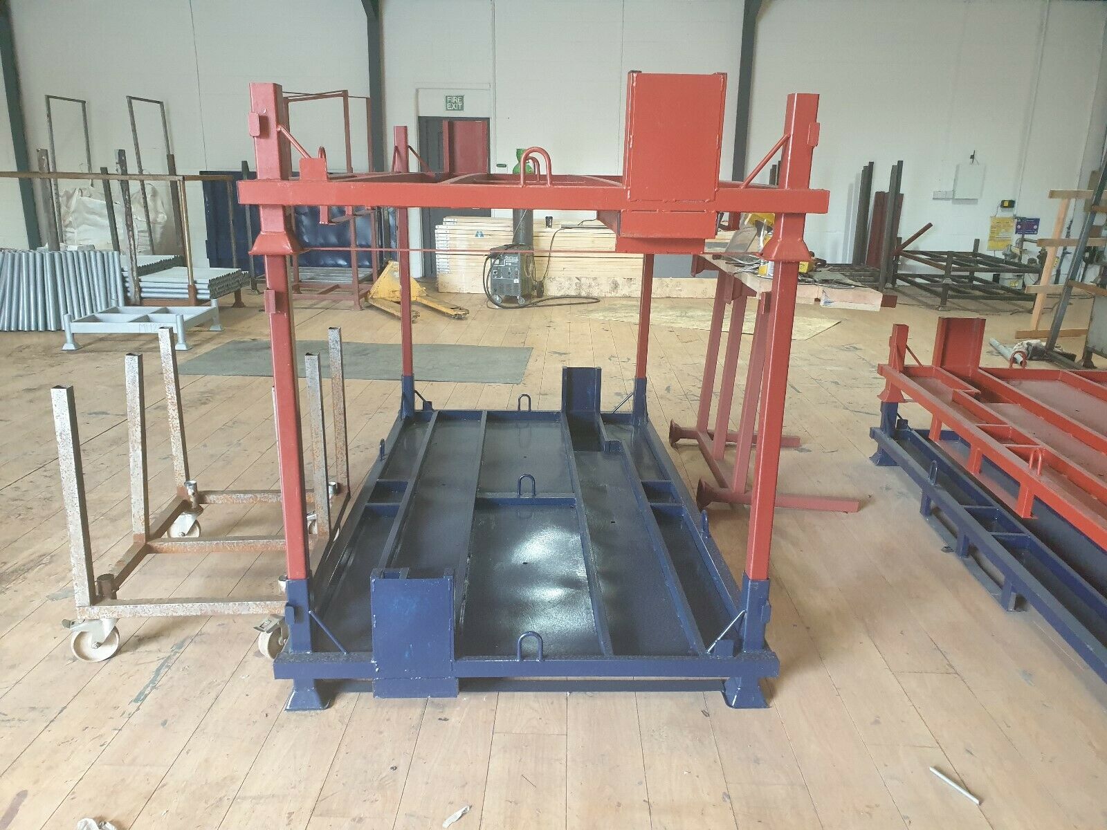 British Made Heavy Duty Stackable Motorbike Steel Stillage