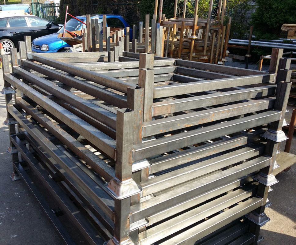 Heavy Duty Stackable Steel Stillage 1040mm wide, 1900mm long, 1050mm