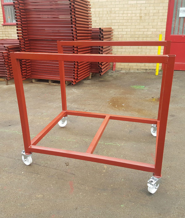 British Made Light Duty 1400mm Steel Trolley with 5" Castors - Image 2