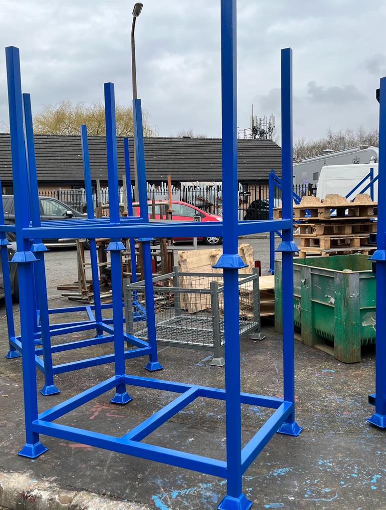 Heavy Duty Stackable Steel Stillage 1220mm Ext wide, 920mm Ext long, 1100mm high OA - Image 6