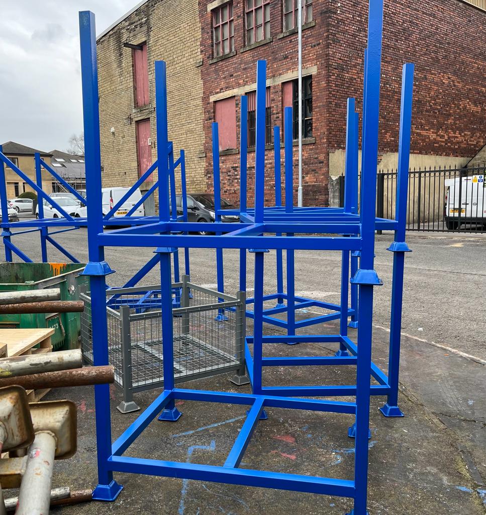 Heavy Duty Stackable Steel Stillage 1220mm Ext wide, 920mm Ext long, 1100mm high OA - Image 5