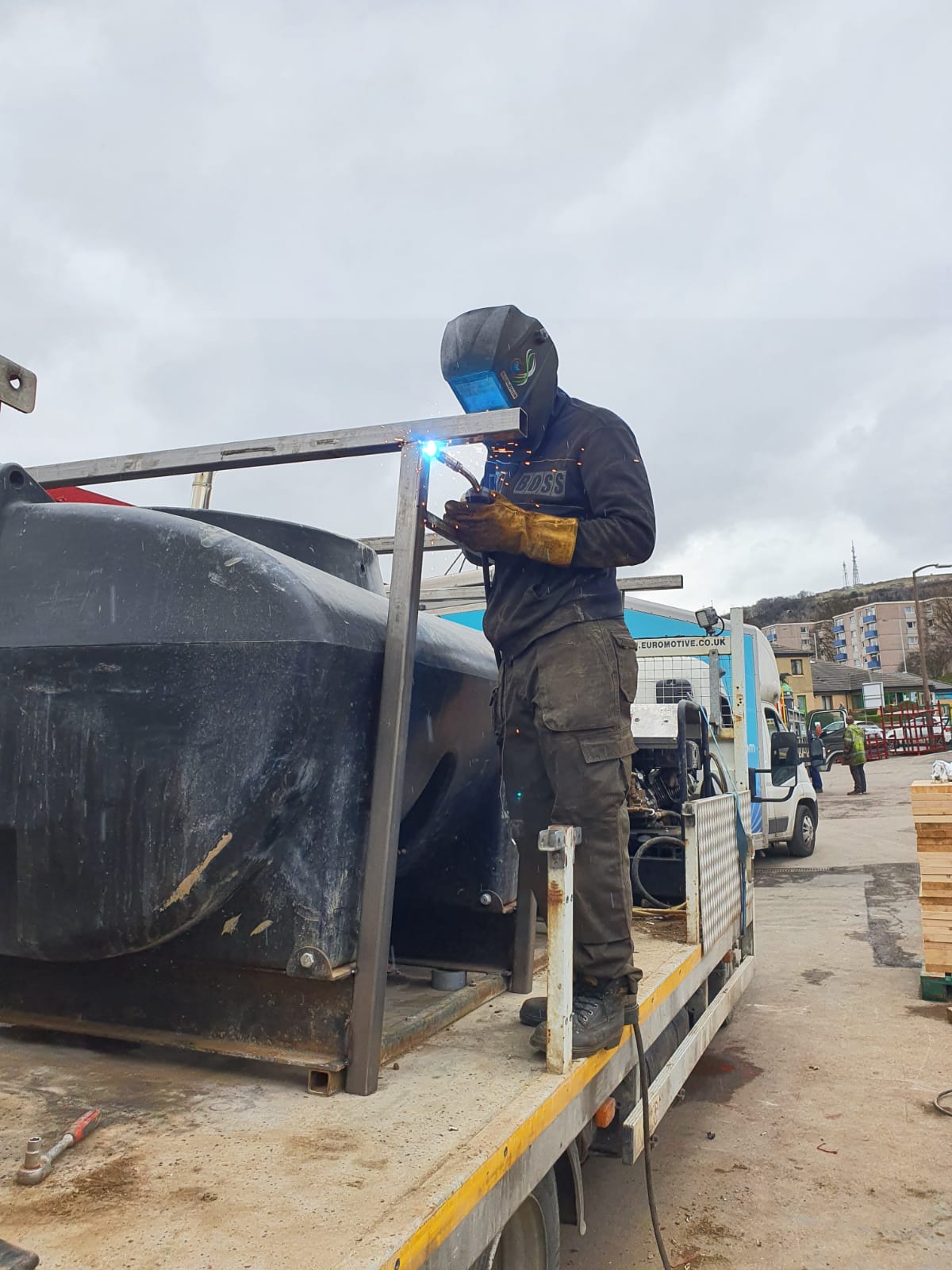 Heavy Duty Stackable Steel Stillage 1220mm Ext wide, 920mm Ext long, 1100mm high OA - Image 11