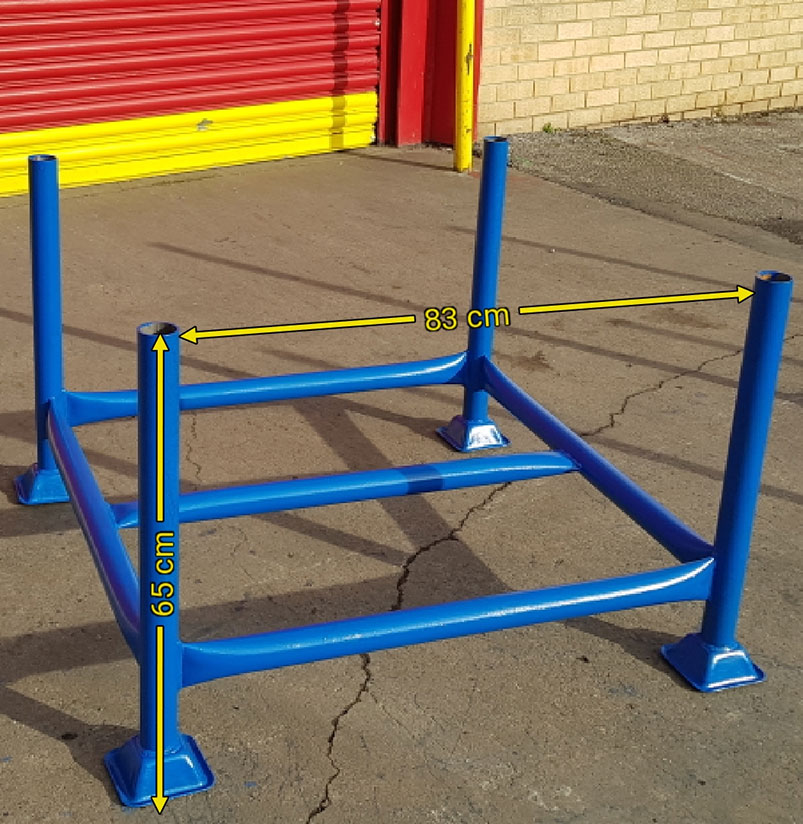 Heavy Duty, Stackable Steel Stillage, 830mm x 830mm Quickfit Metal