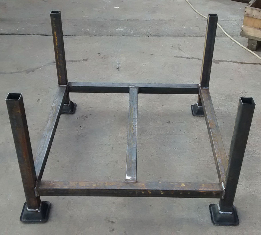 Heavy Duty Stackable Box Steel Stillage 947 wide, 947 long, 650 high - Image 2