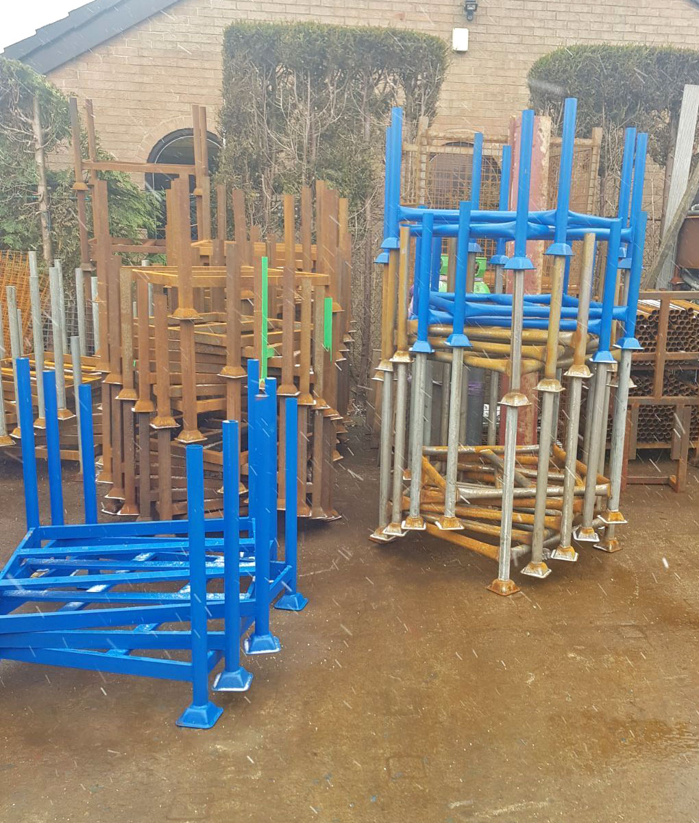 Heavy Duty, Stackable Steel Stillage, 830mm x 830mm Quickfit Metal