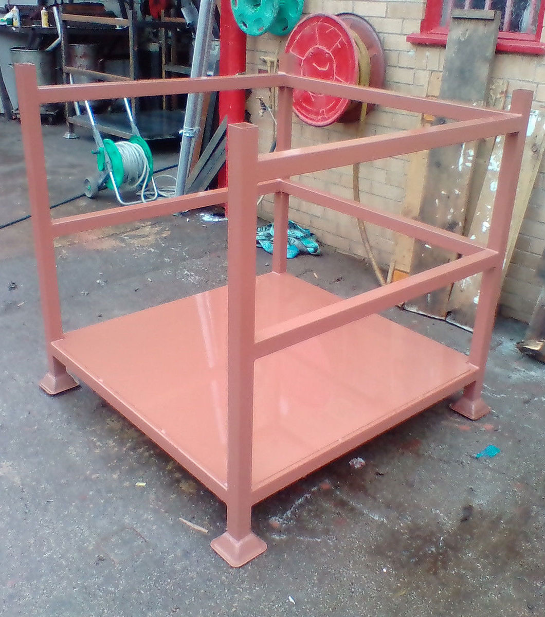 Heavy Duty Stackable Steel Cages 1200mm wide, 1200mm long, 1200mm high