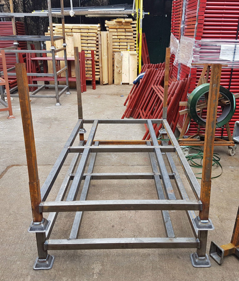 Heavy Duty Stackable Steel Stillage 1140mm wide, 2000mm long, 1000mm