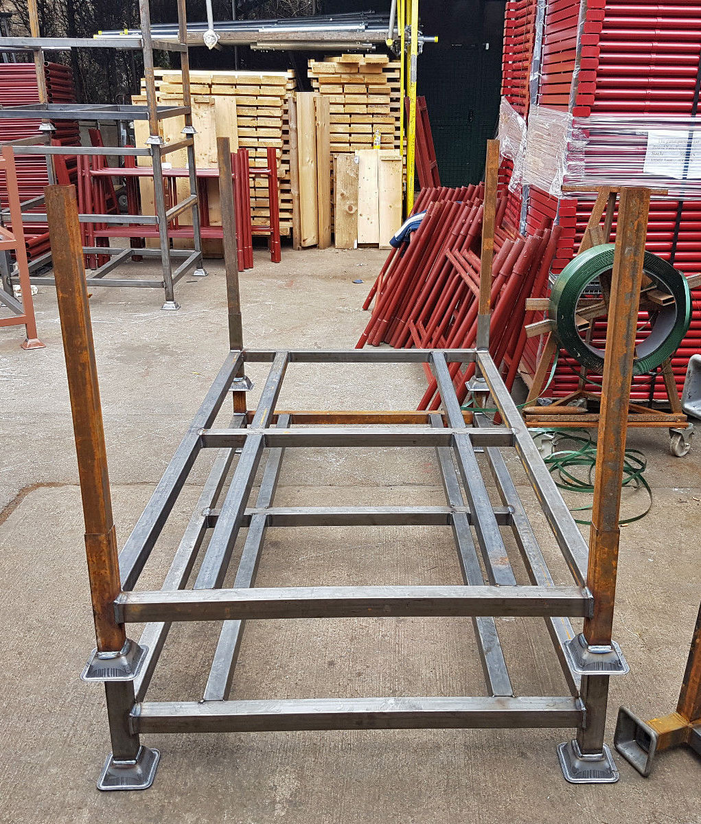 Heavy Duty Stackable Steel Stillage 1140mm wide, 2000mm long, 1000mm high