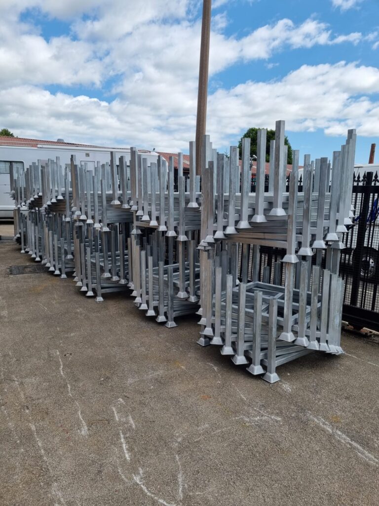 16 Heavy Duty, Stackable Steel Stillages 1M OA X 1M OA X 680MM