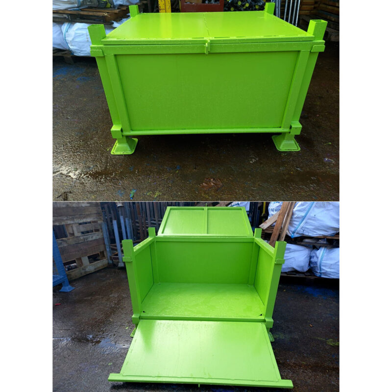 Box/bin steel stillages come in many styles... - Quickfit Metal Pallets ...