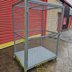 Lockable Hinged Door Gas Bottle Storage Cage